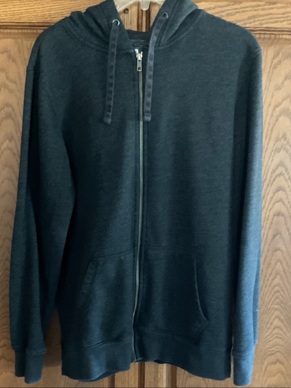 Goodfellow & Co Charcoal Full-Zip Hooded Sweater
